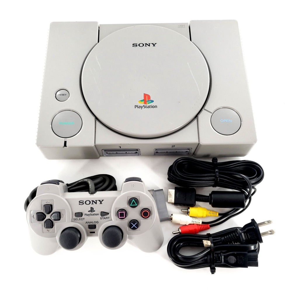 Sony PlayStation 1 Console SCPH-7501 w/ Controller No Games Tested & Works